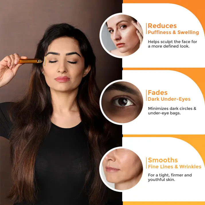 ZestoTouch™ - 24K Gold Electric Facial Massage