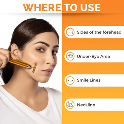 ZestoTouch™ - 24K Gold Electric Facial Massage