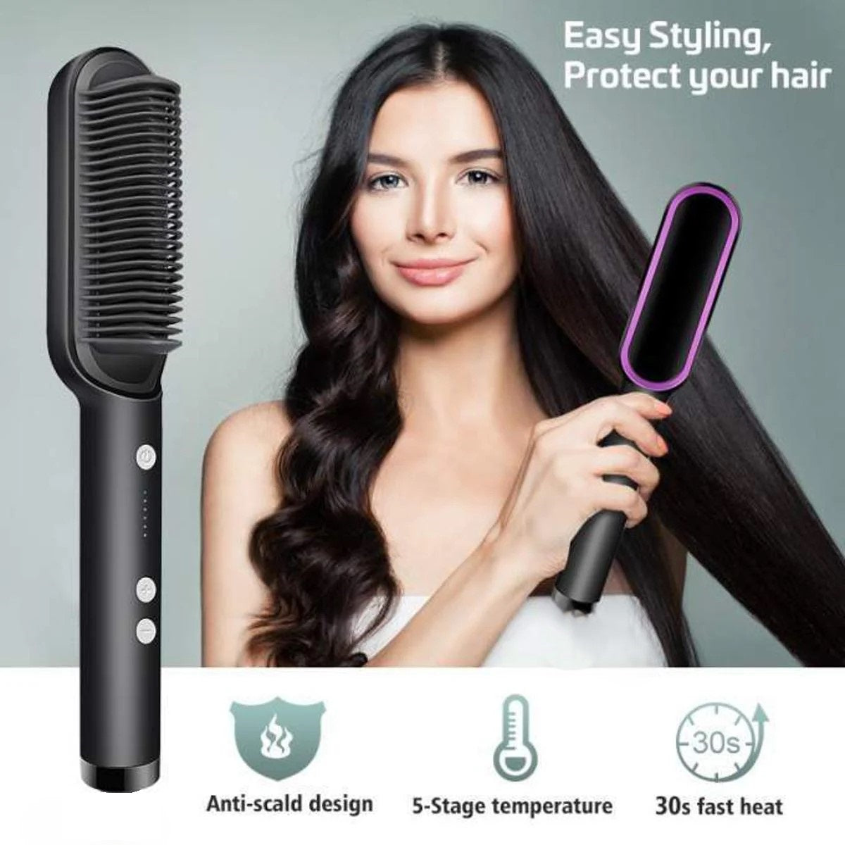 ZestoCart Hair Straightener Comb PLUS+