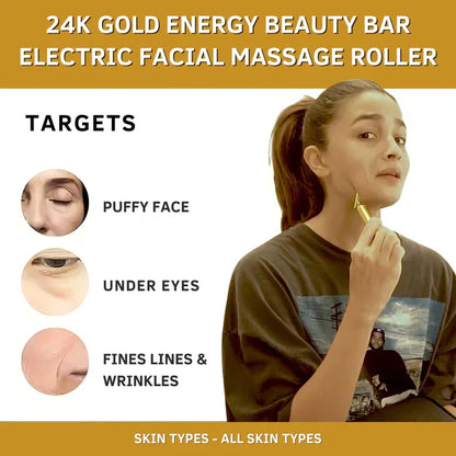 ZestoTouch™ - 24K Gold Electric Facial Massage